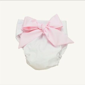 NEW 0-3 mo The Beaufort Bonnet Company Baby Bow Bottom Bloomer Palm Beach Pink